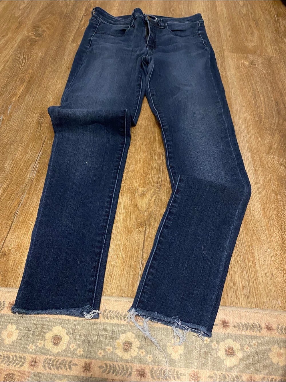 American Eagle Outfitters Dark Indigo Straight Jeans